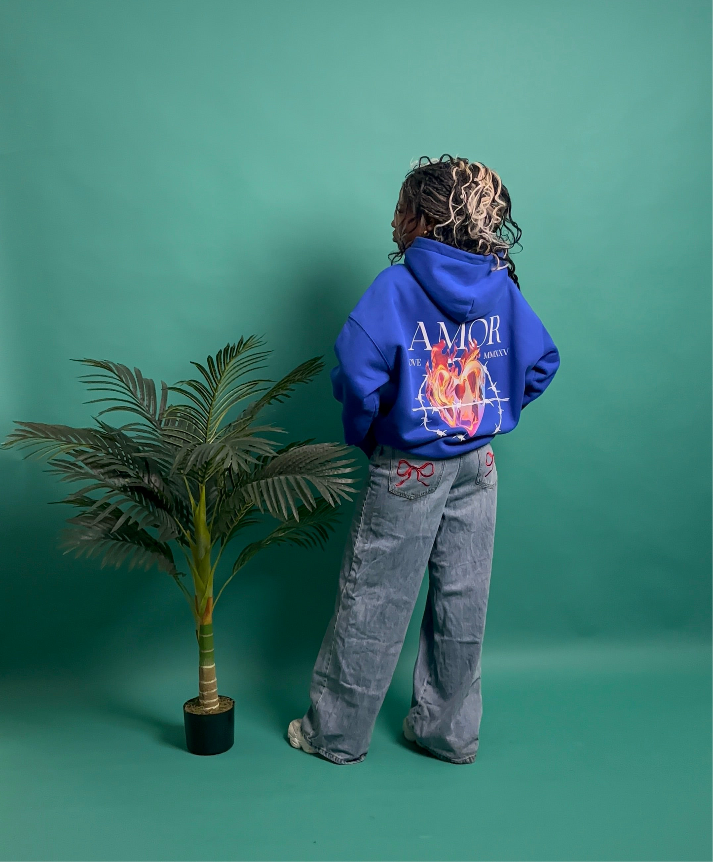BLUE AMOR HOODIE